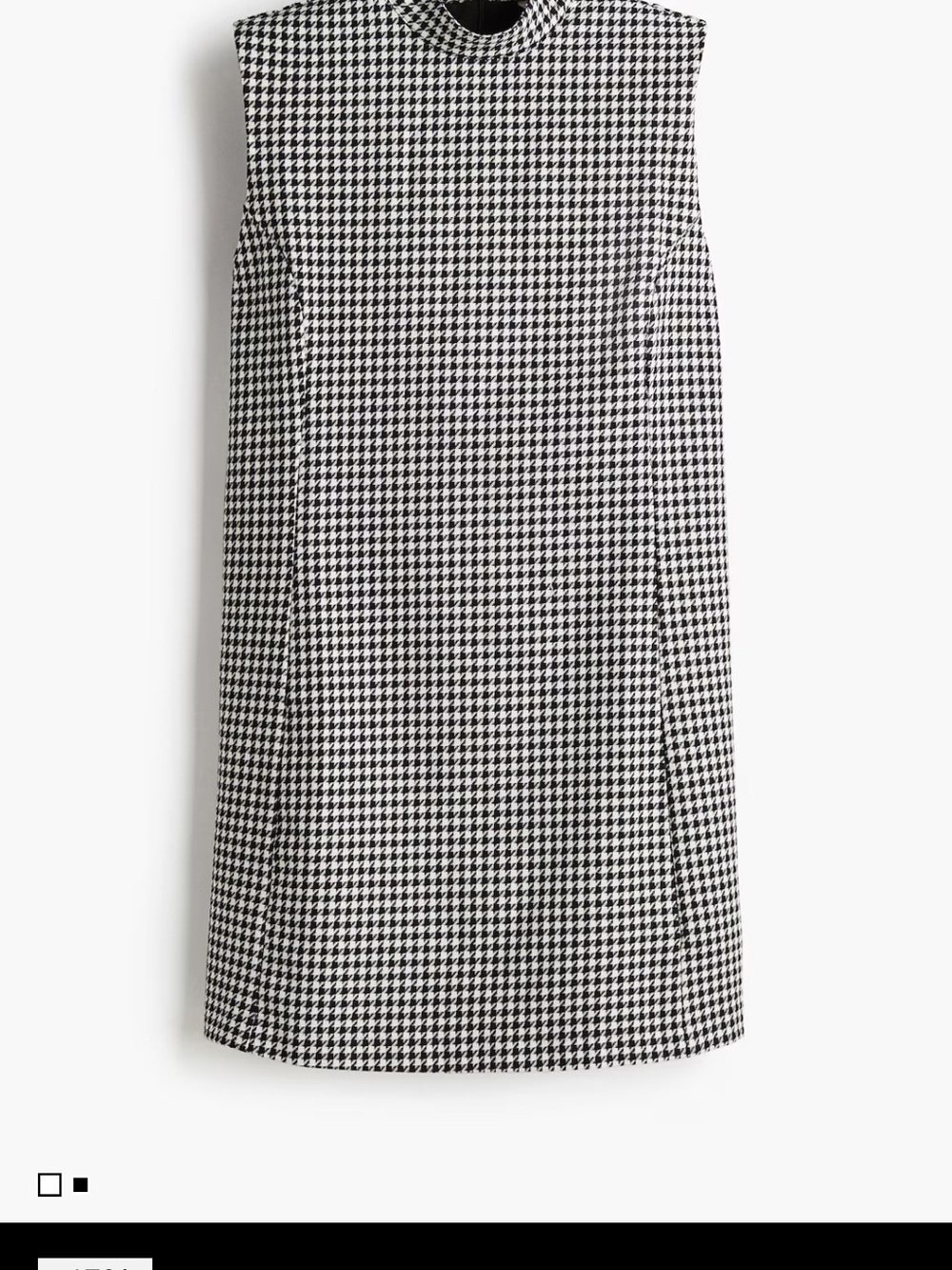 NWT H&M Houndstooth Shift Dress - Picture 9 of 9